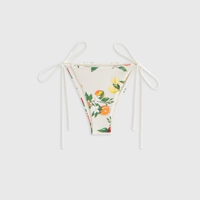 Tagless label Kith Women Tova Citrus Tie Bottom - Waffle