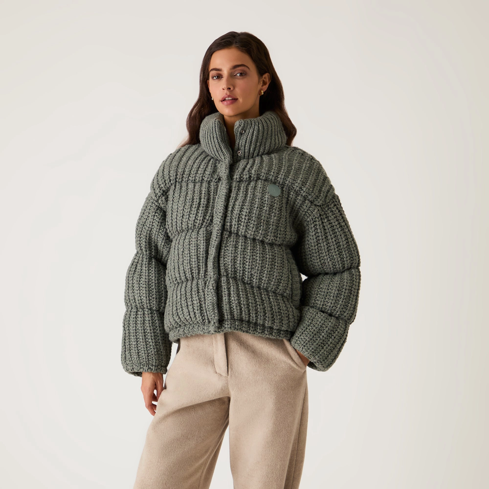 Kith Women Wynne Sweater Puffer - Virtue Ripstop Reinforcement Soft Interior Coating