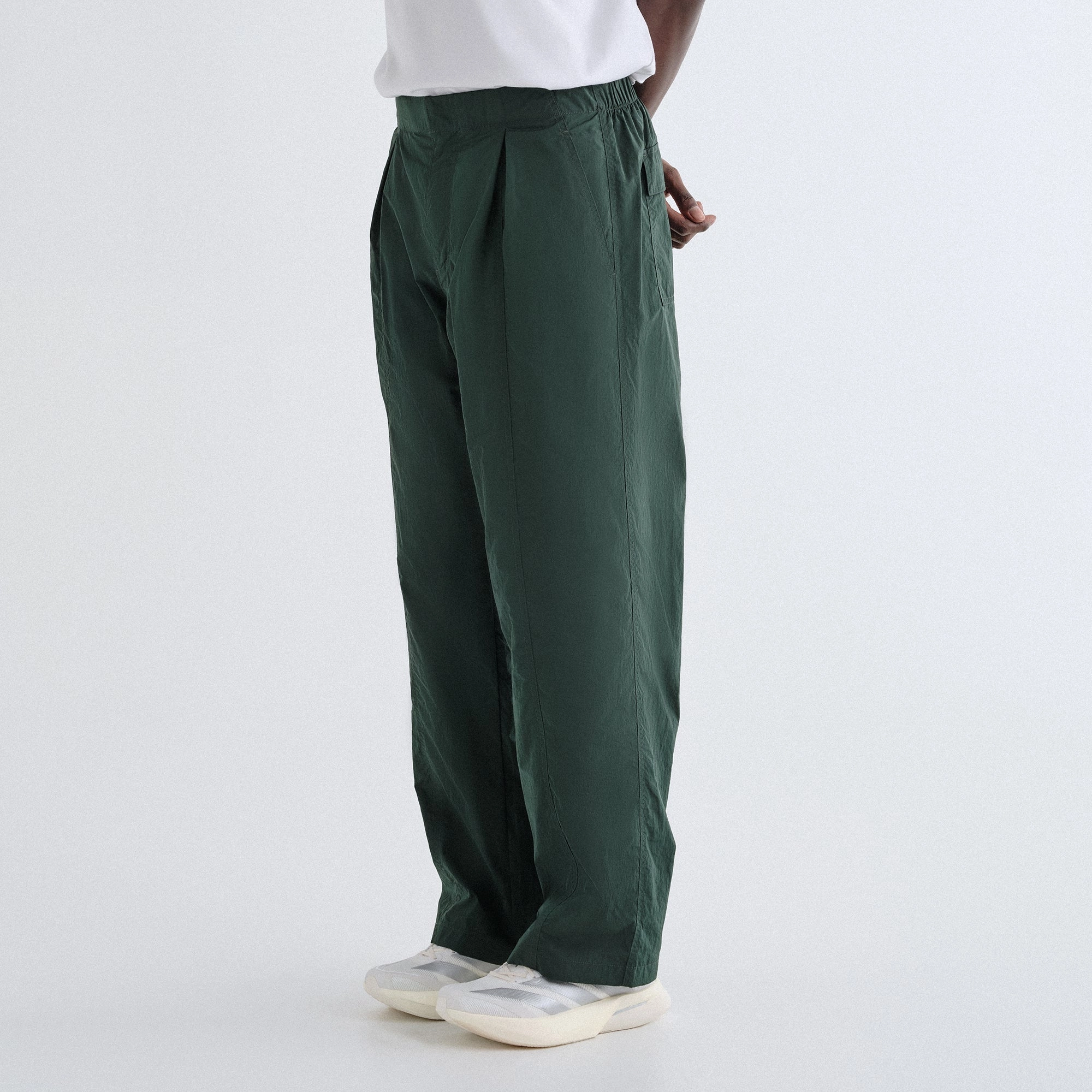 AntiStaticFinish Kith Wrinkle Nylon Elias Pleated Pant - Stadium