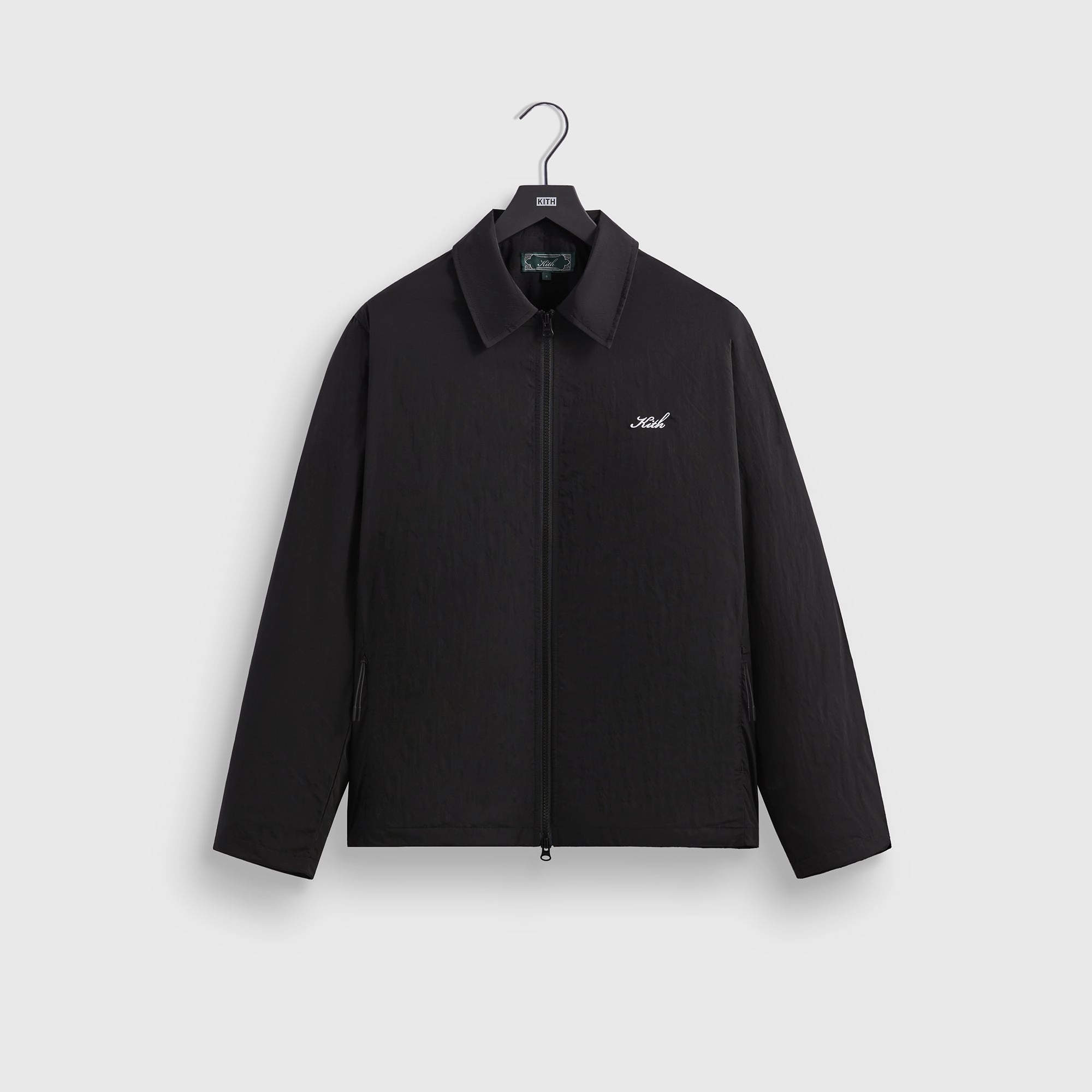 Outdoor Activity Kith Wrinkle Nylon Jonas Coaches Jacket - Black