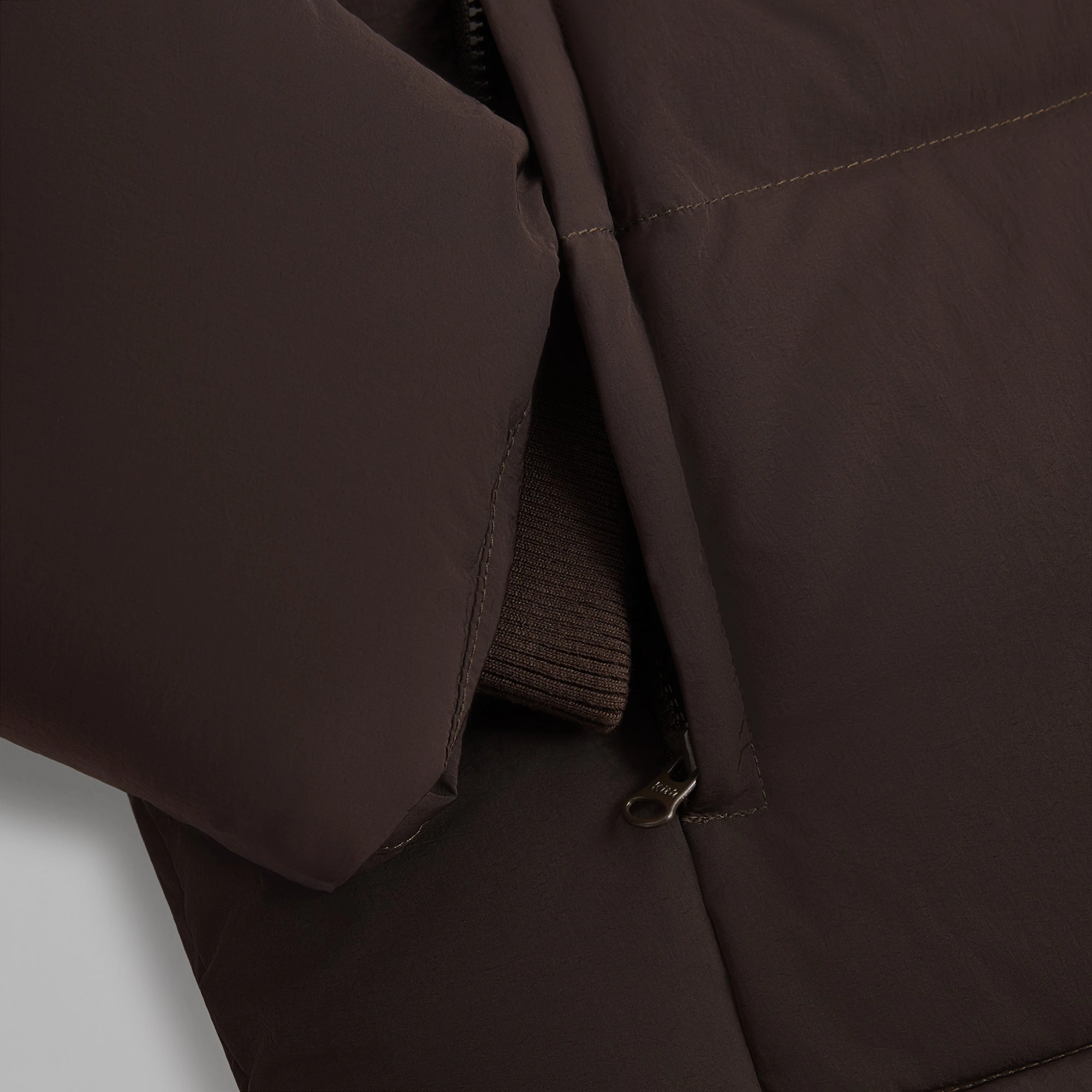 DoubleLayeredEdges Kith Wrinkle Nylon Midi Puffer - Incognito