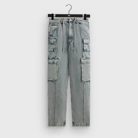 Flattering Comfort Wear All Purpose Kith Zane Denim Cargo Pant -  Cameron Wash
