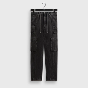 Smart Layering Formal Look Kith Zane Denim Cargo Pant -  Ryder Wash