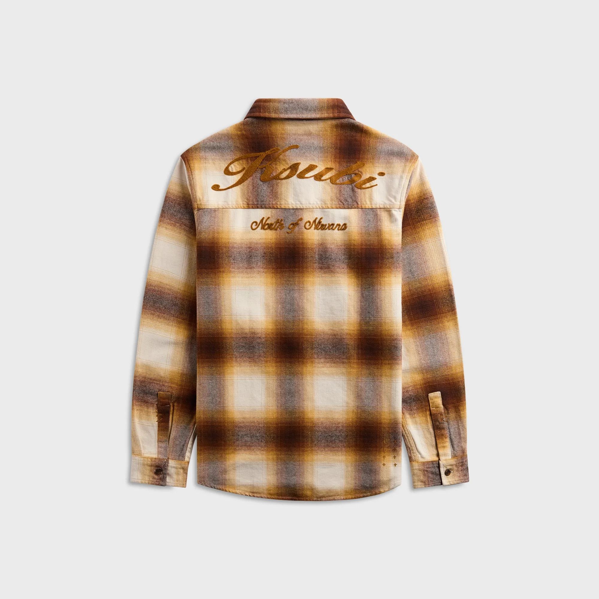 Holiday Outfit Ksubi Rosebowl Long Sleeve Shirt - Burnt Orange