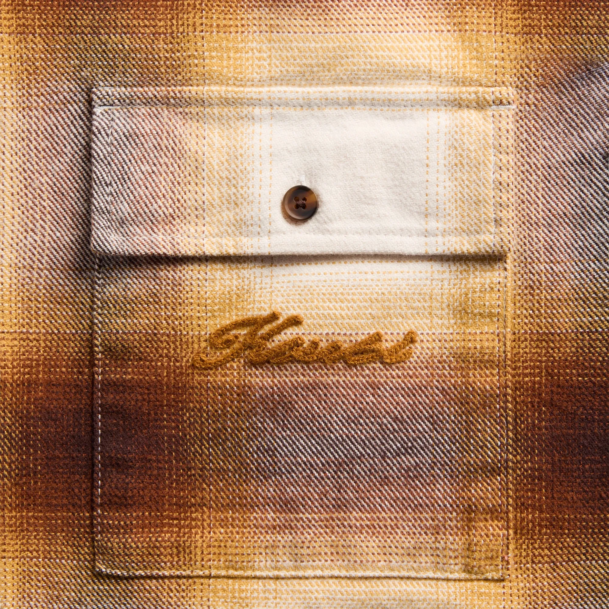 Ksubi Rosebowl Long Sleeve Shirt - Burnt Orange Versatile Layering Piece Exclusive Collection