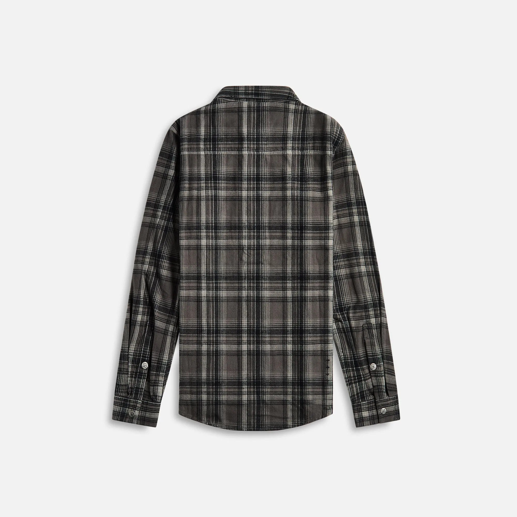 Ksubi Snakebite Shirt - Check Charcoal Compact Packing