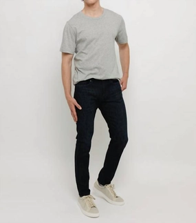 Casual Spring Mood Classic Wear L'homme Slim Mid-Rise Jeans In Tudor