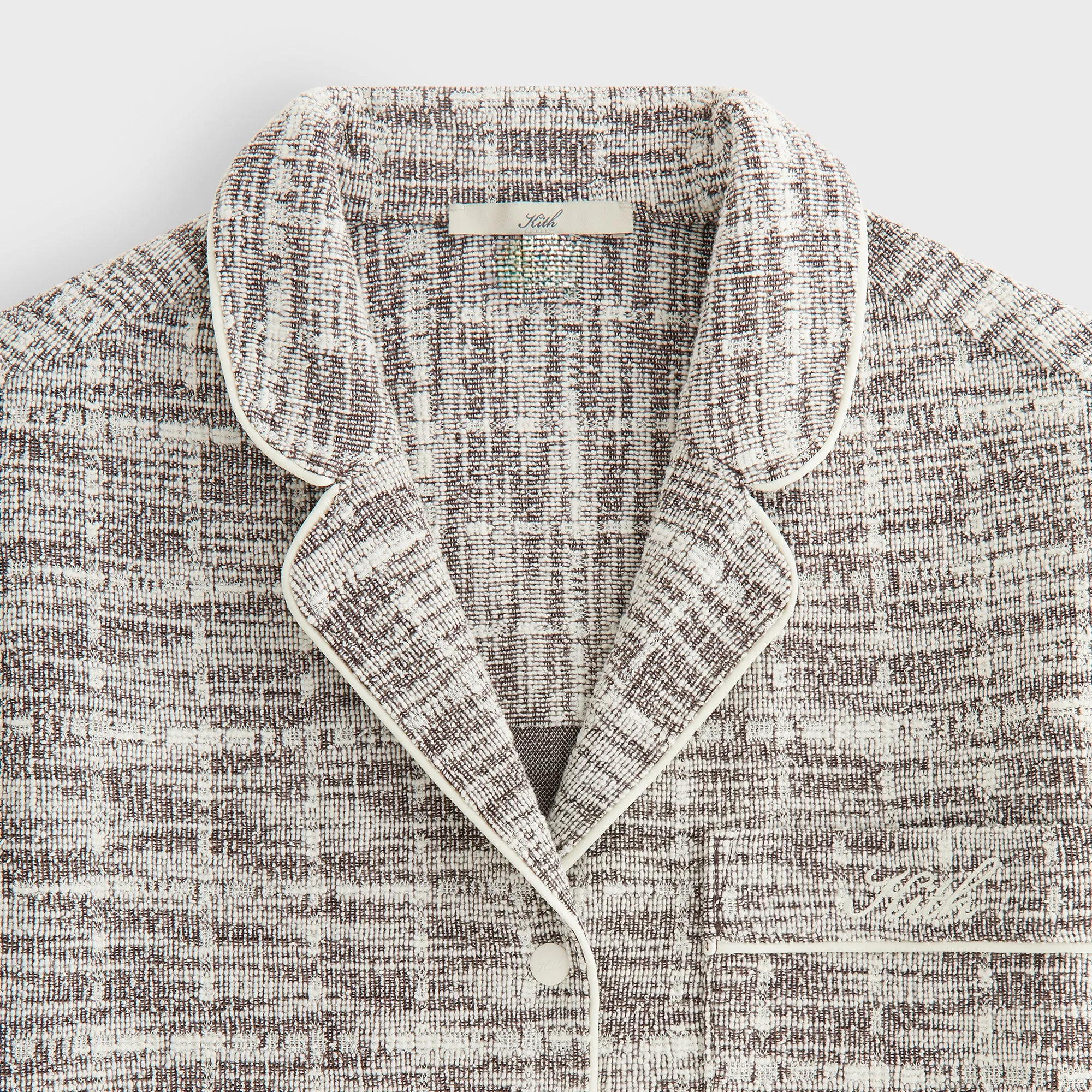 Kith Women Tweed Camp Shirt - Kindling Low Maintenance