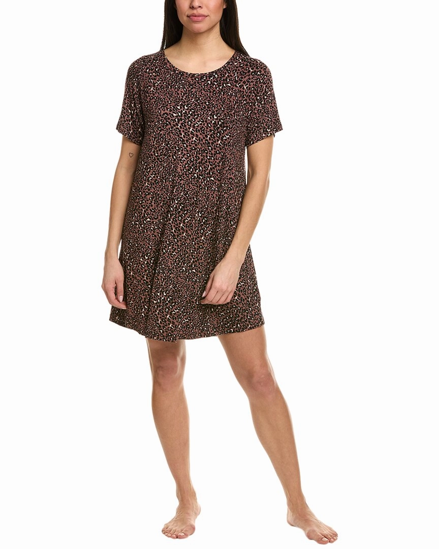 Kensie Short Sleep Shirt Ultra Soft Feel Odor Resistant Tech