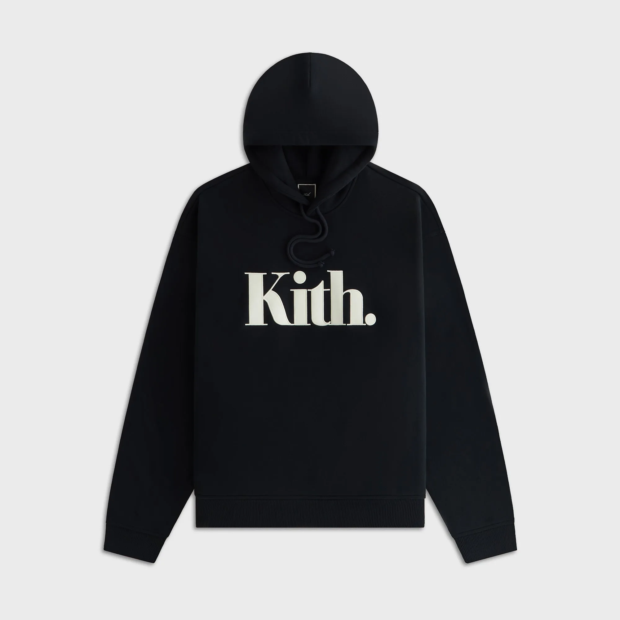 Kith Women Maverick Punctuated Logo Hoodie - Black Weekend Bold