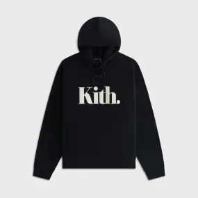 Kith Women Maverick Punctuated Logo Hoodie - Black Weekend Bold