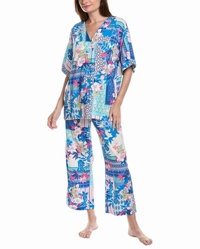Hypoallergenic fabric Machine Washable Fabric N Natori 2pc Pajama Set