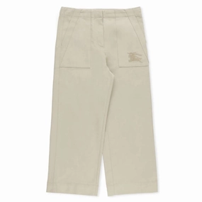 Abrasion Resistant Panels Burberry Girls Hunter Orla Cotton-Blend Trousers