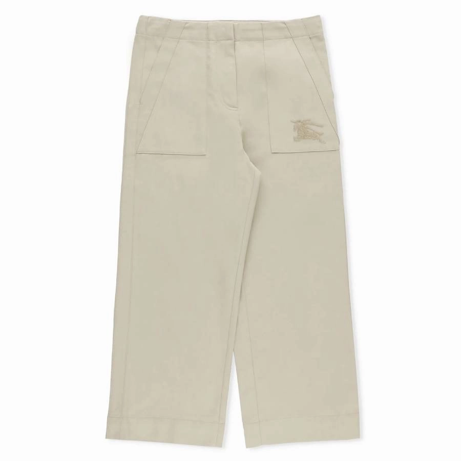 Abrasion Resistant Panels Burberry Girls Hunter Orla Cotton-Blend Trousers