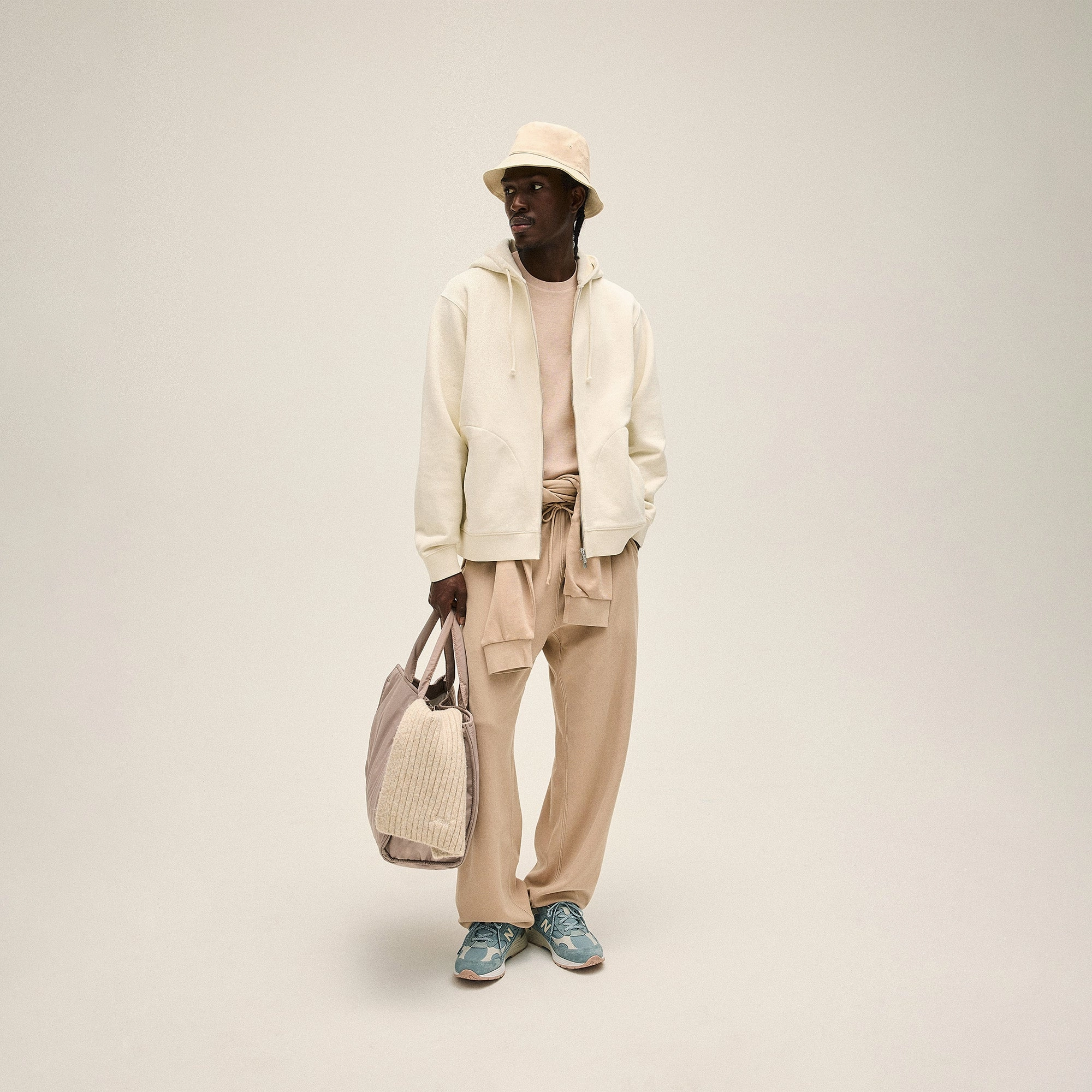 Kith 101 Compact Fleece Parker Sweatpant  - Mound MoistureWicking Effortless Wear