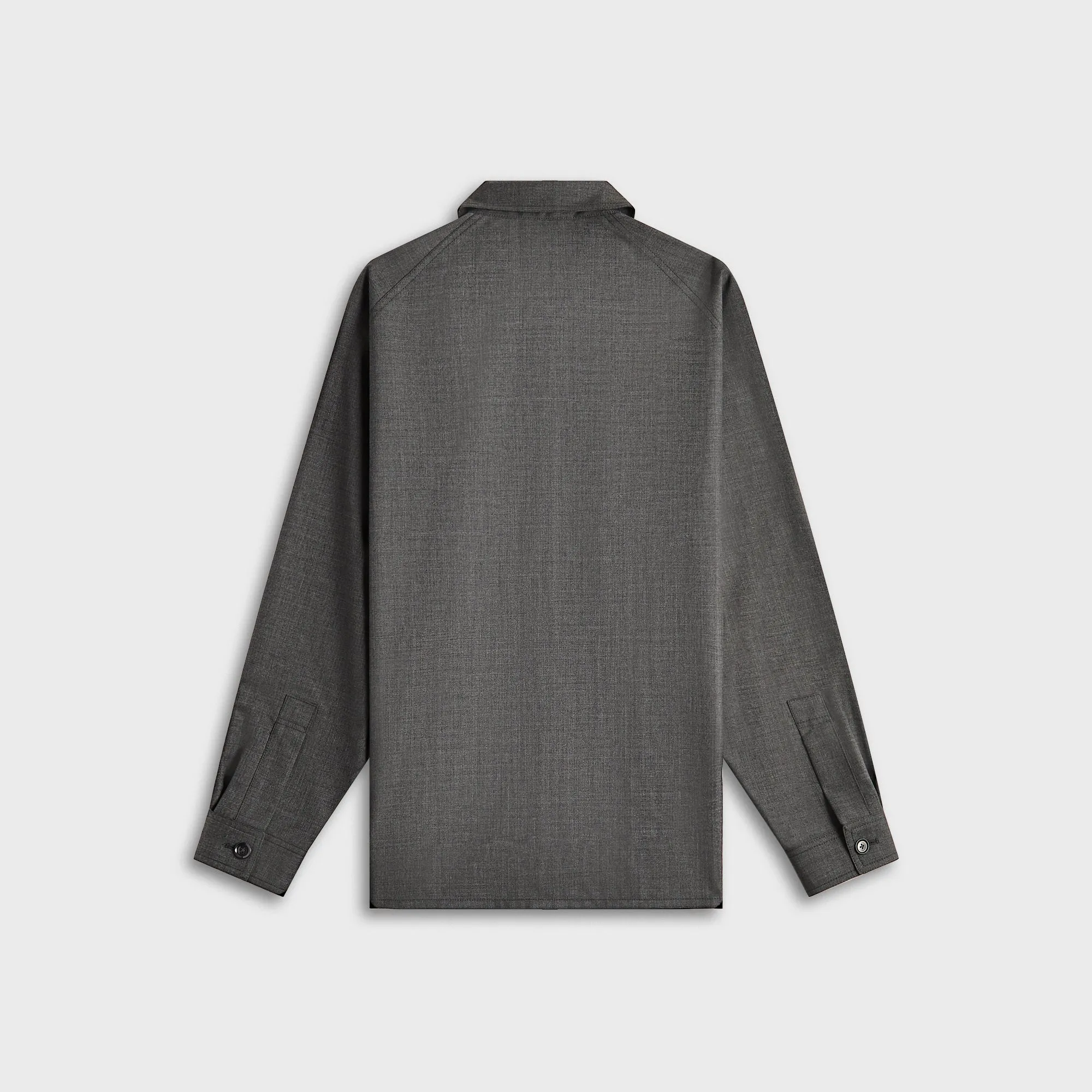 Artistic Design Lemaire Light Tailored Overshirt - Grey Melange