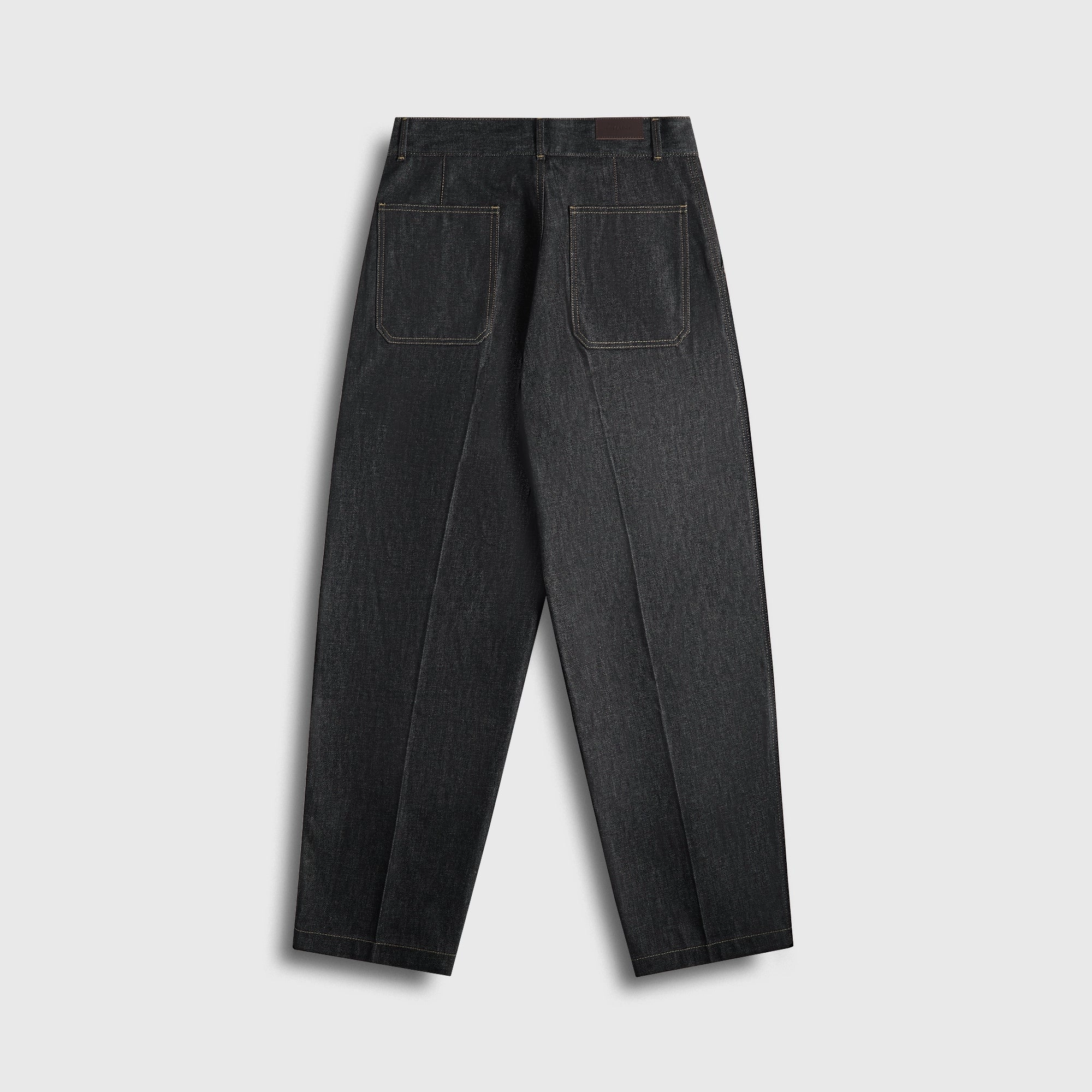 Lemaire Maxi Barrel Workwear Pants - Slate Anti Slip Waistband