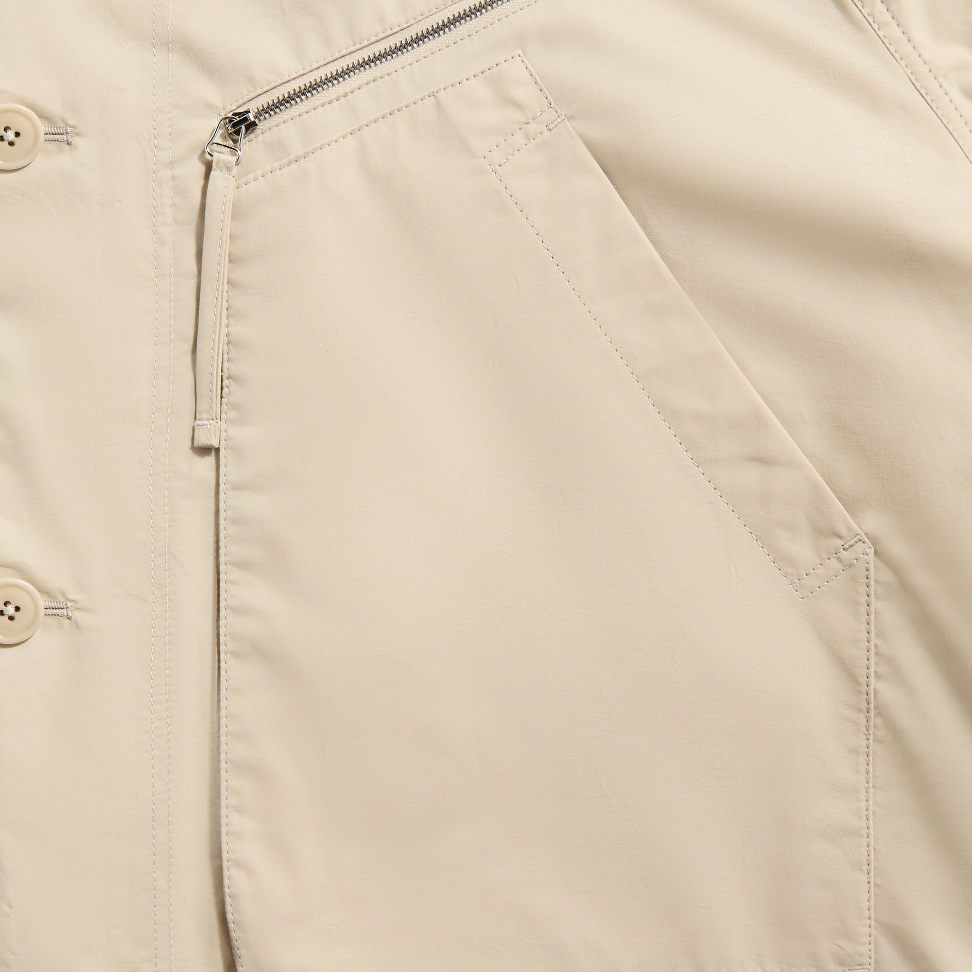Lemaire Parachute Blouson - Stone Beige Lightweight Comfort Layer Piece