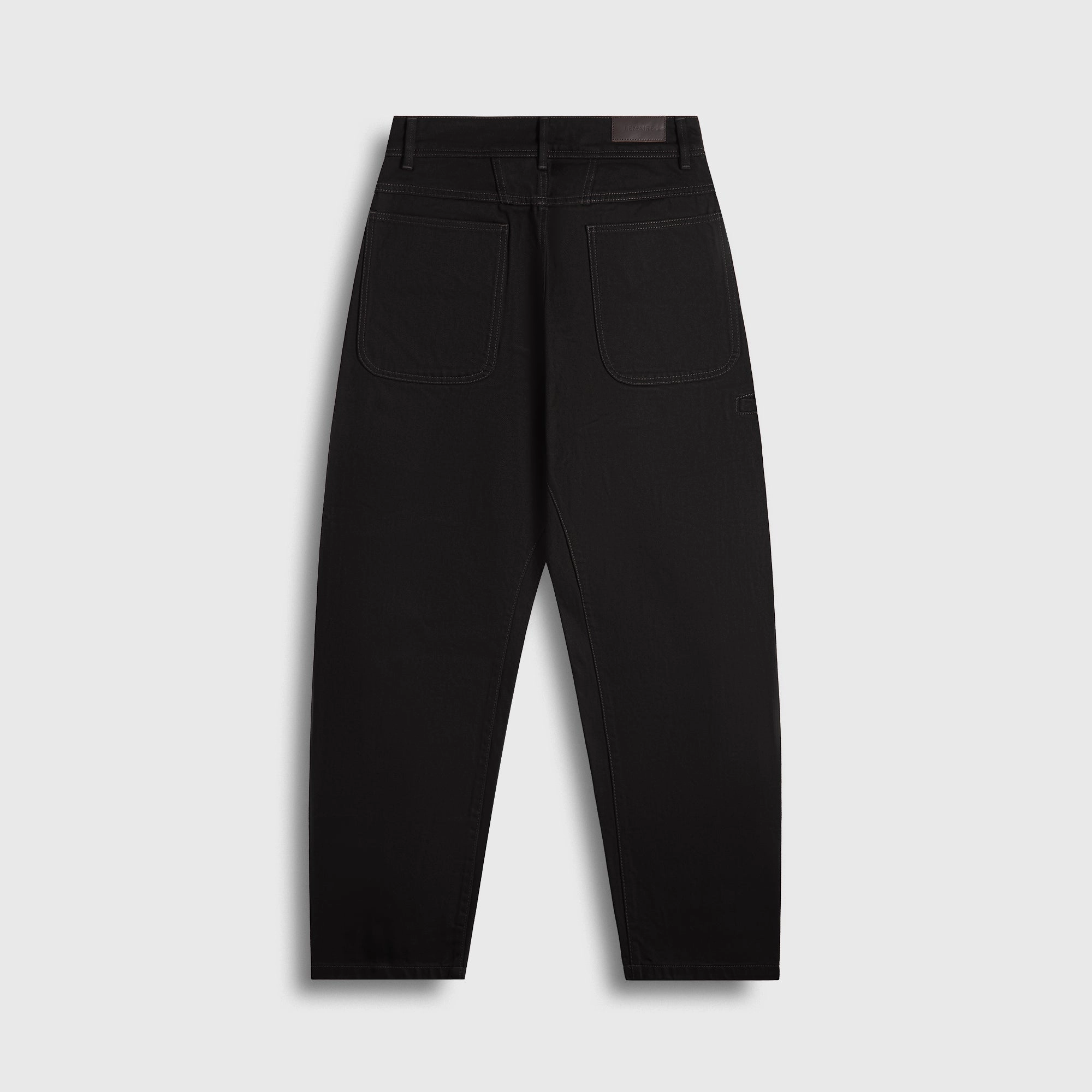 Lemaire Twisted Workwear Pants - Black Fitted waist All Season Versatility