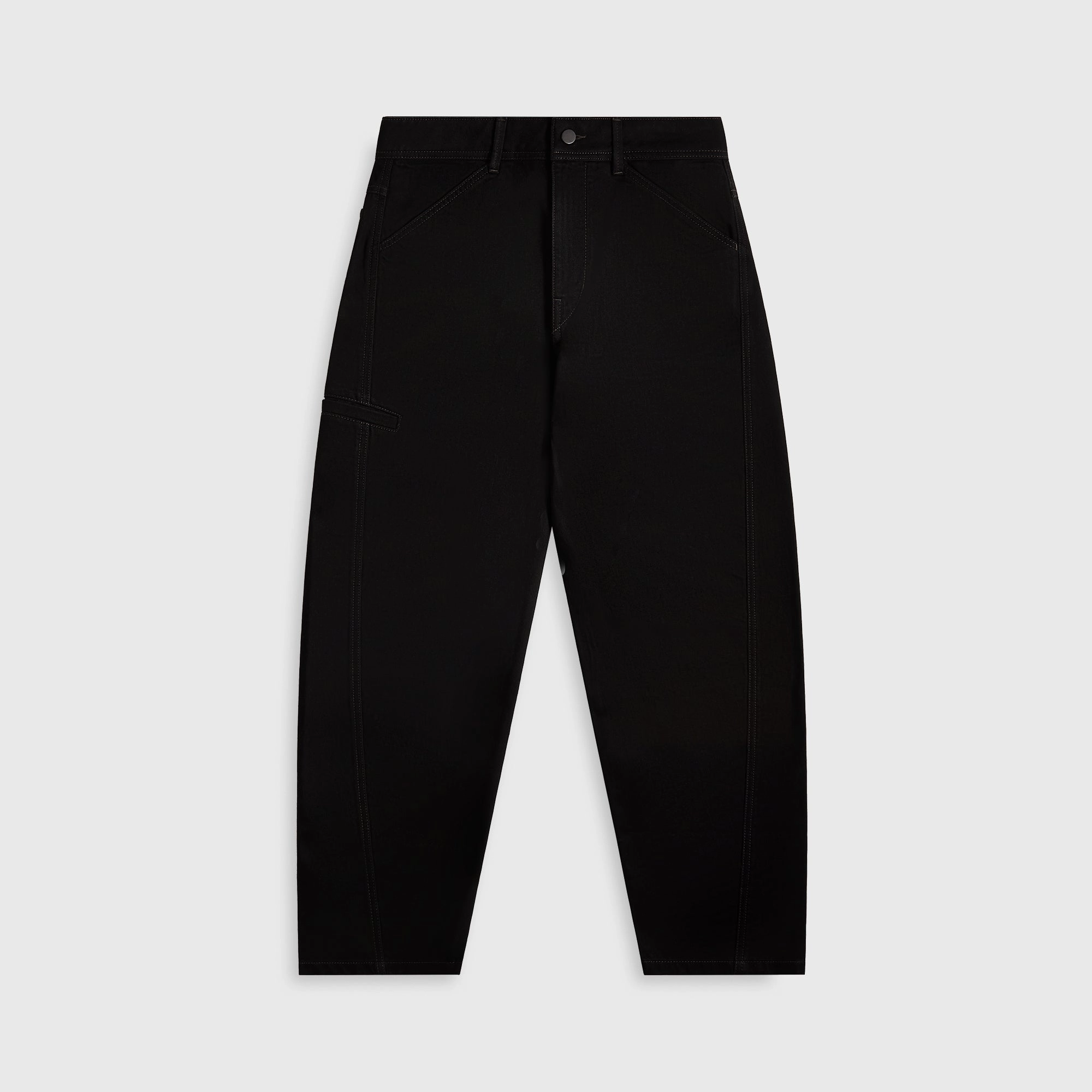Clean Outfit Style Upgrade Lemaire Twisted Workwear Pants - Black