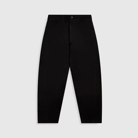 Stain Release Finish Office Friendly Lemaire Twisted Workwear Pants - Black