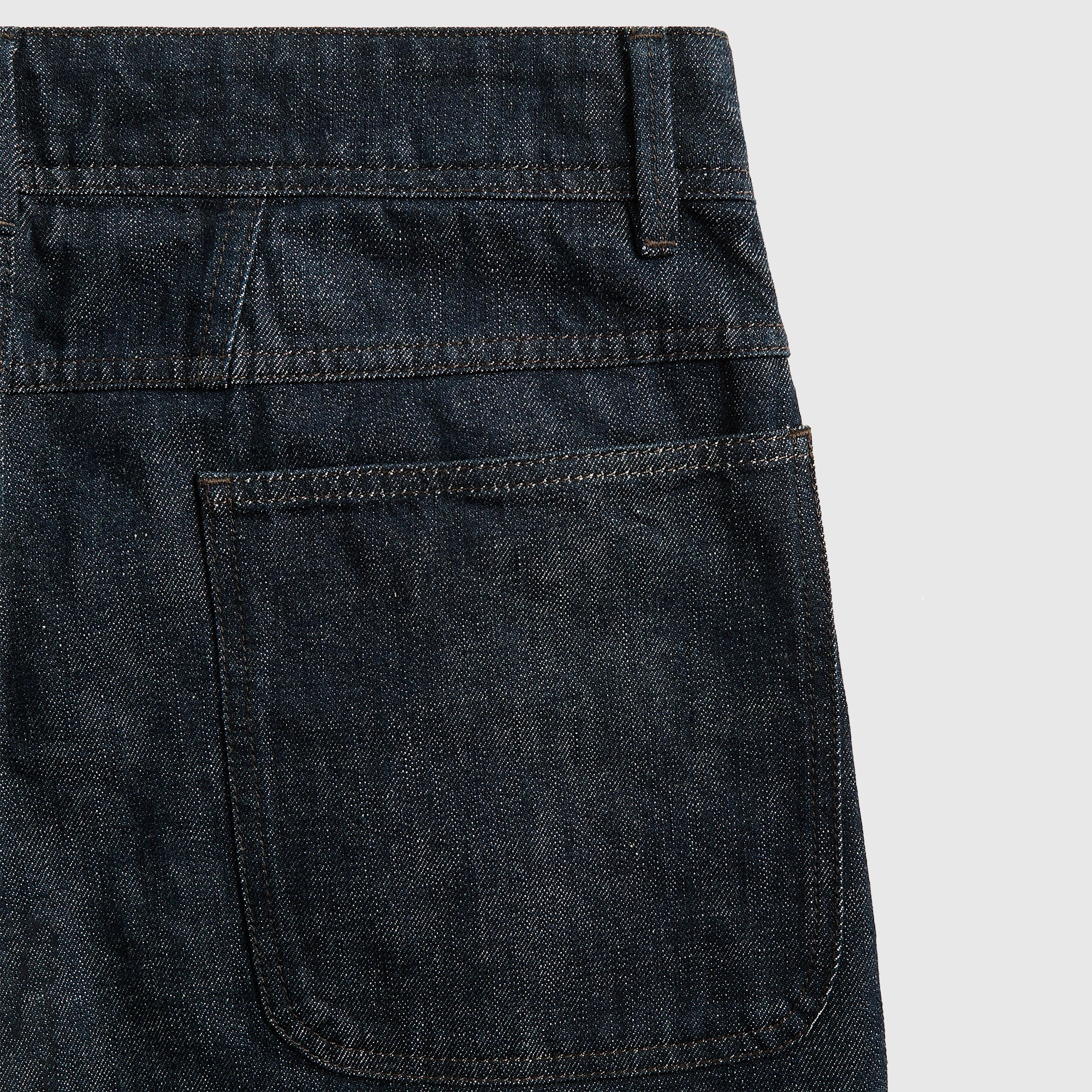Active Lifestyle Functional Comfort Wear Lemaire Twisted Workwear Pants - Denim Indigo