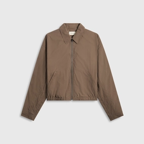 Lemaire Zipped Blouson - Walnut Flexible Shoulder Gussets Airy Layer Fit