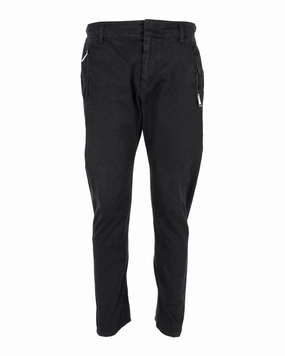Dsquared2 Zipped Pocket Jeans in Black Cotton Family Style Casual Work Meeting Professional Wear Weekend Warrior
