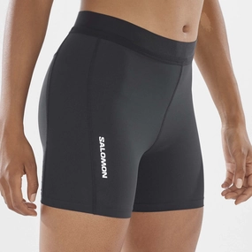 QuickAbsorb Sweat Management Salomon | Women's Sense Aero 5" Short Tights - Deep Black