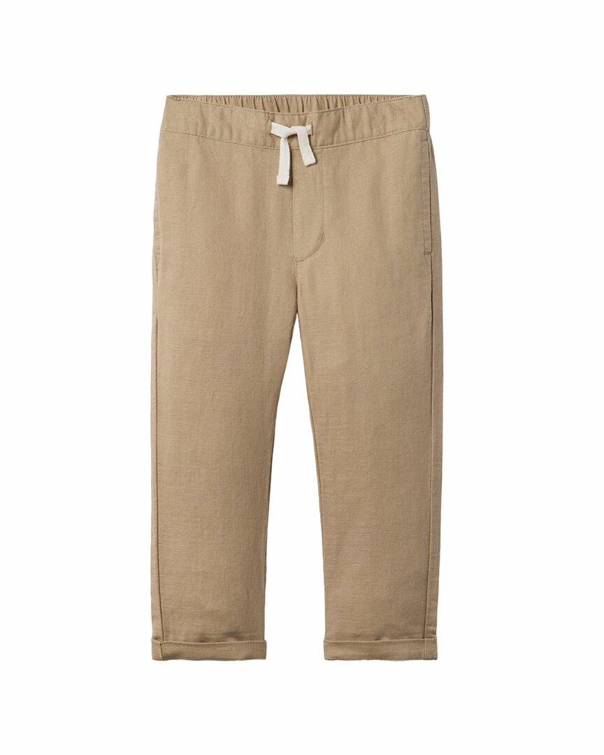 Roomy Fit NonBindingWaistline Janie and Jack The Linen-Blend Pull-On Pant