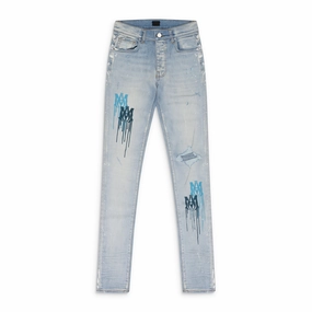 Textured Party Look Soft Urban Ready LIGHT INDIGO MA DRIP JEANS