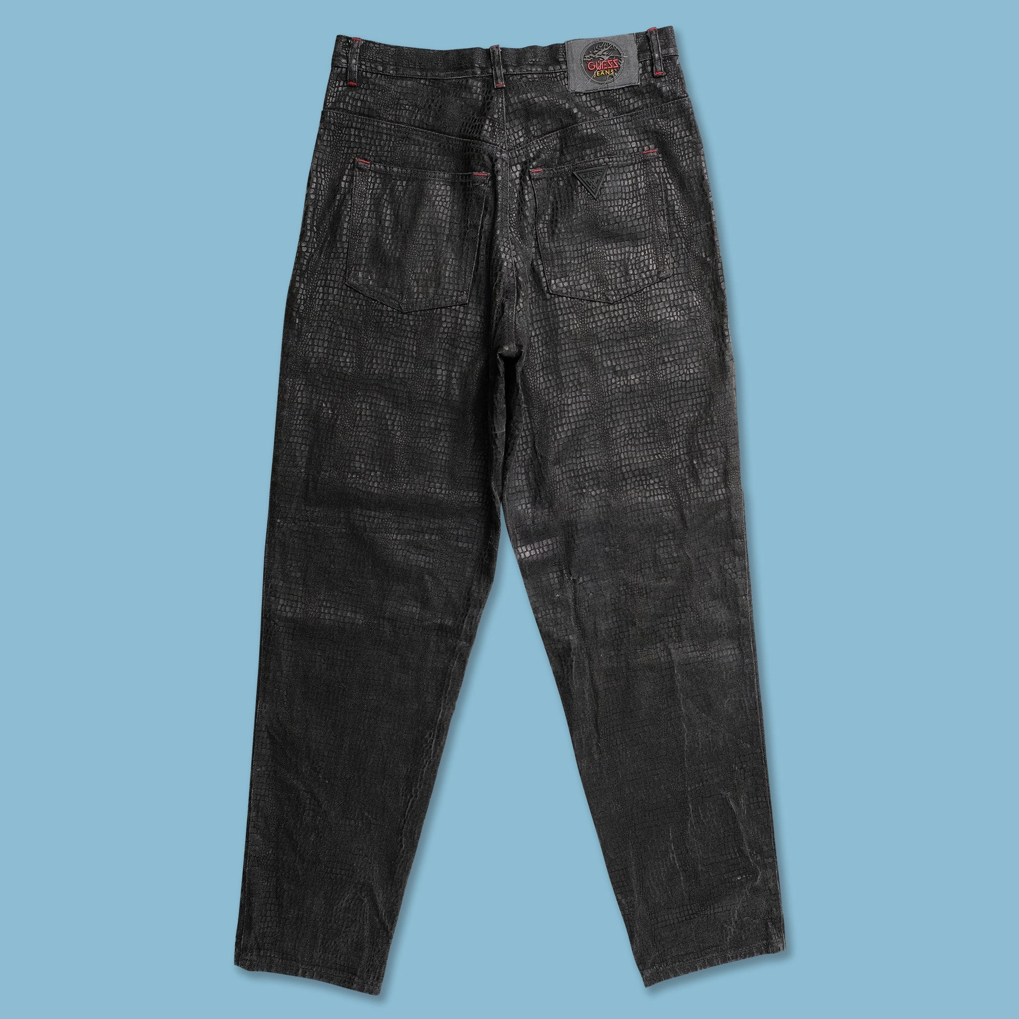 Everyday Comfort Flattering Style Y2K Guess Crocodile Pants 33x32