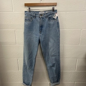 Textured Family Style Autumn Days Stain Release Finish American Apparel Denim Size 7/8 (29)