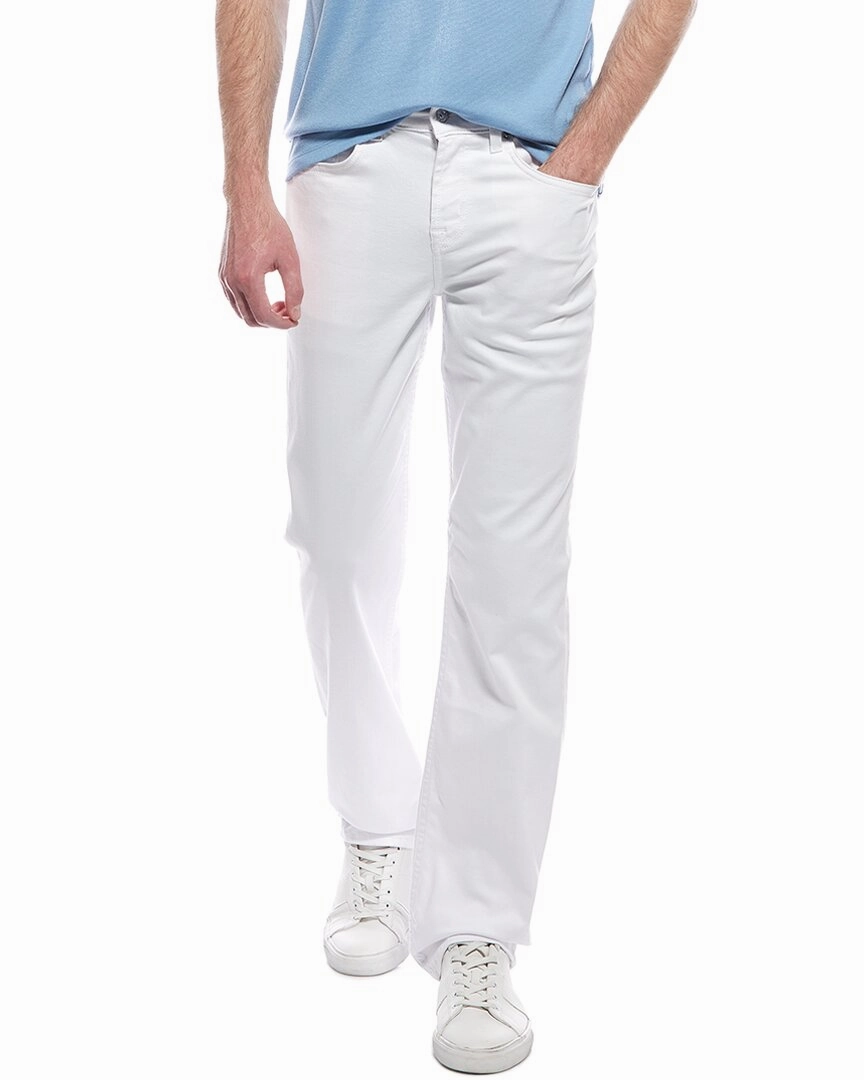 7 For All Mankind Austyn White Relaxed Jean Button Fly Option