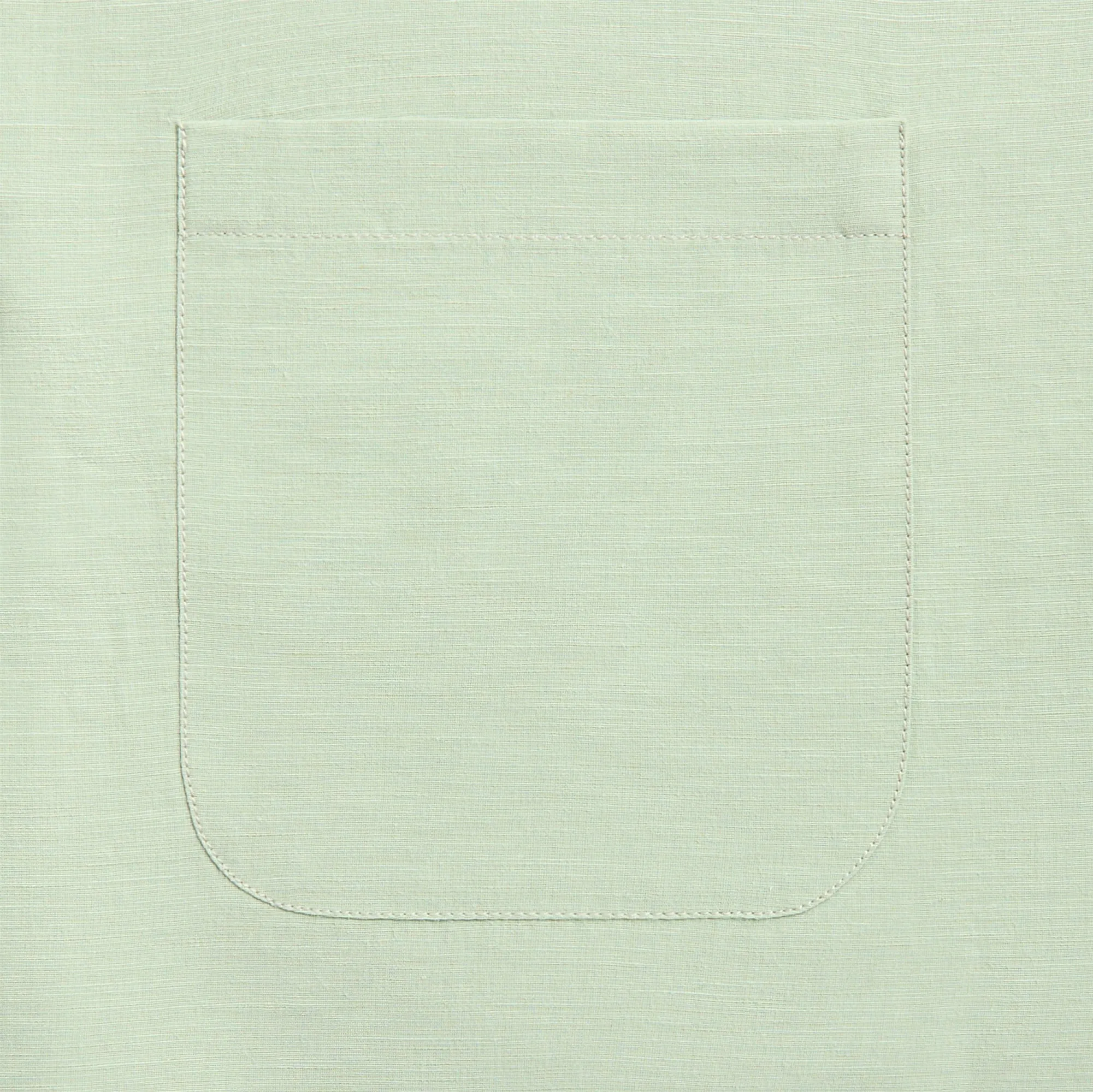 Minimalist Closure Reinforced Shoulders Maison Margiela Shirt - Mint