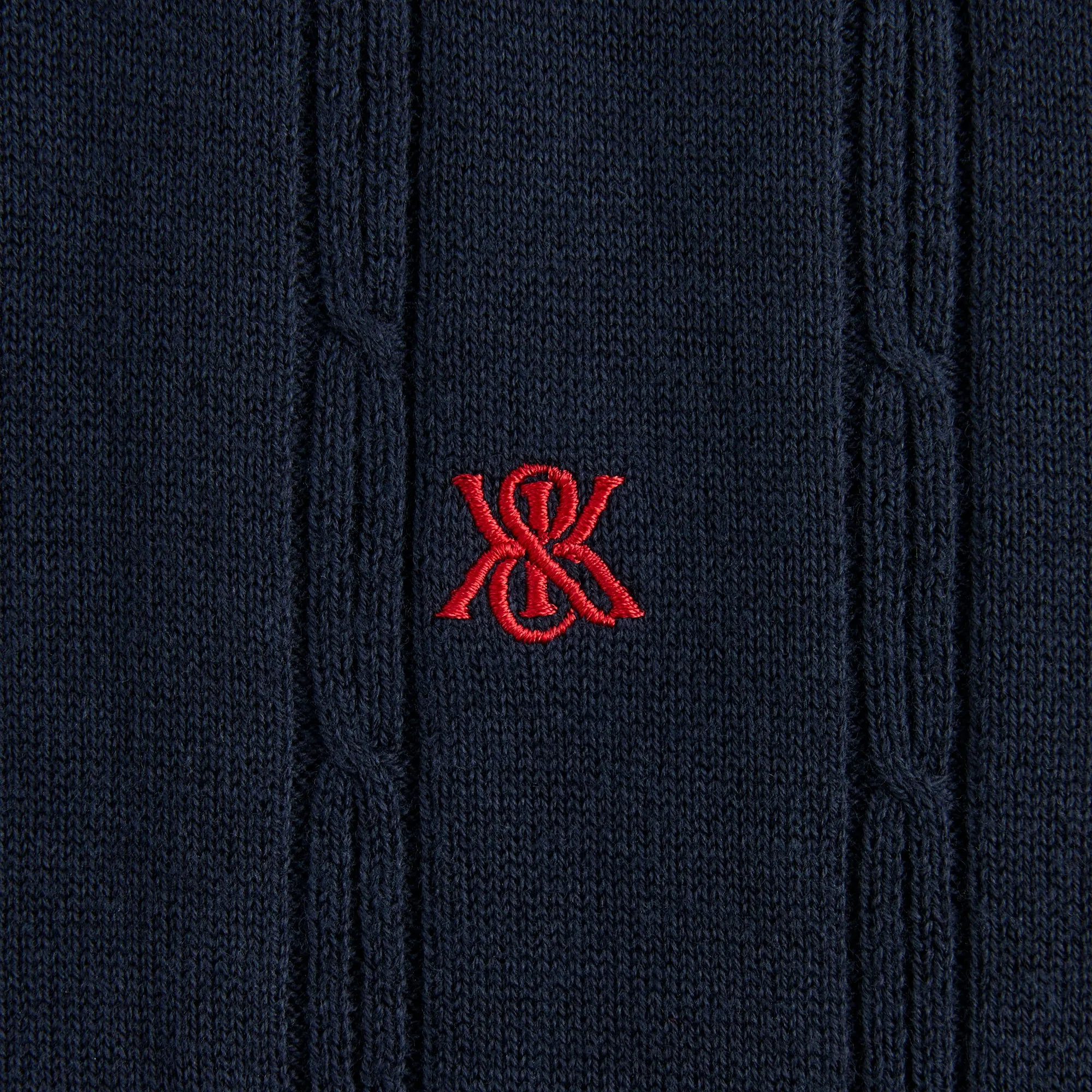 Durable Buttonholes Tri Blend Composition Kith Tilden Polo - Nocturnal