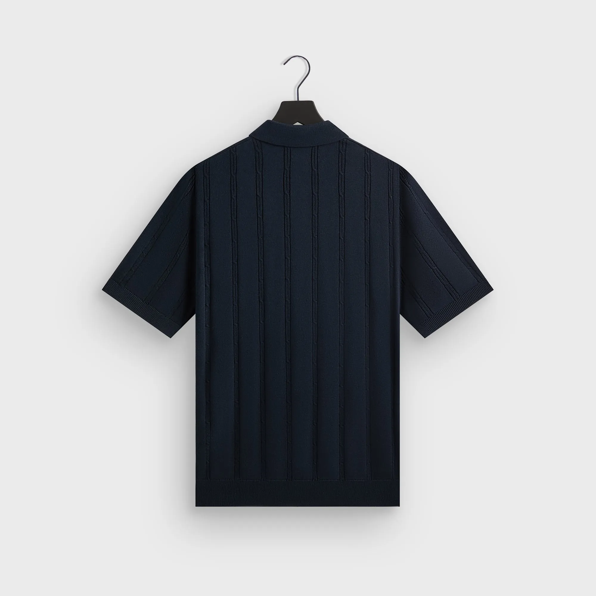 Compact Knit Structure Kith Tilden Polo - Nocturnal