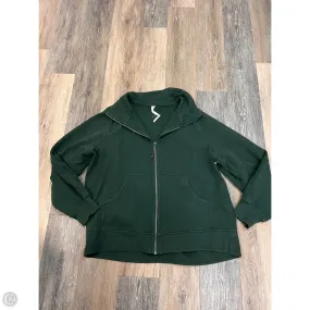 FlatlockStitching Athletic Sweatshirt Collar By Lululemon In Green, Size: Xl
