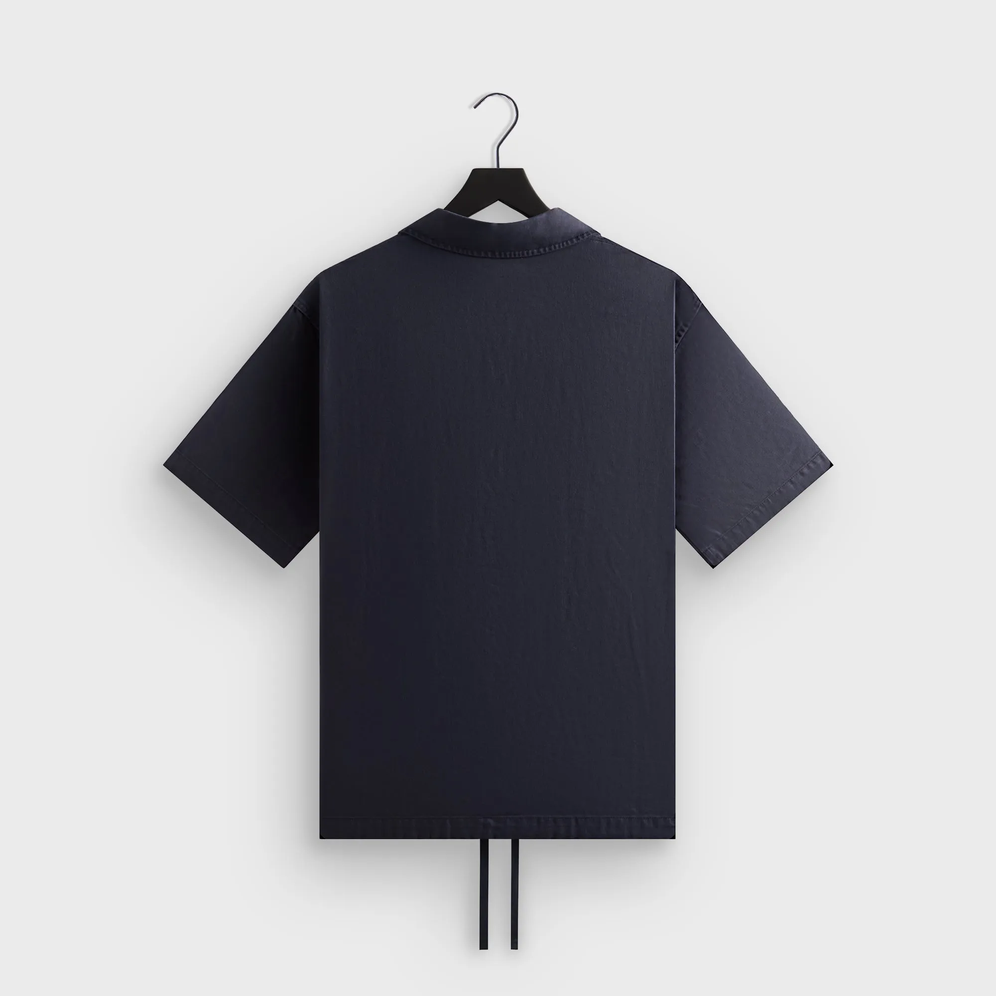 SoftTouch Collar Lining Soft Jersey Fabric Kith Washed Denim Short Sleeve Glen Pullover - Nocturnal