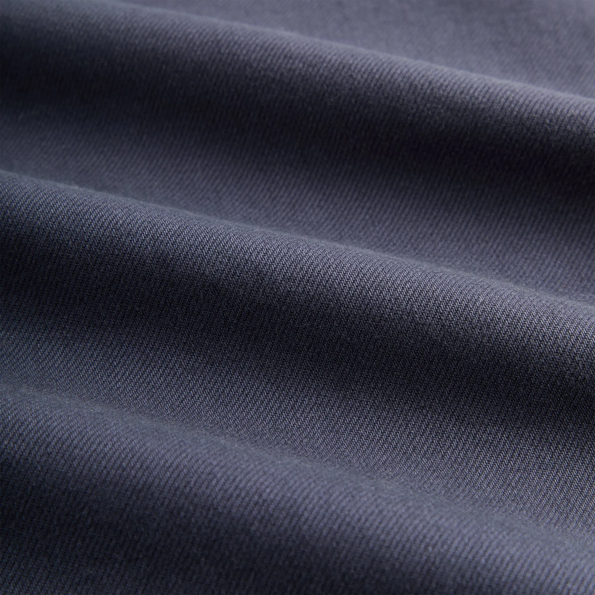 Kith Washed Denim Short Sleeve Glen Pullover - Nocturnal DoubleLayered Hem Binding