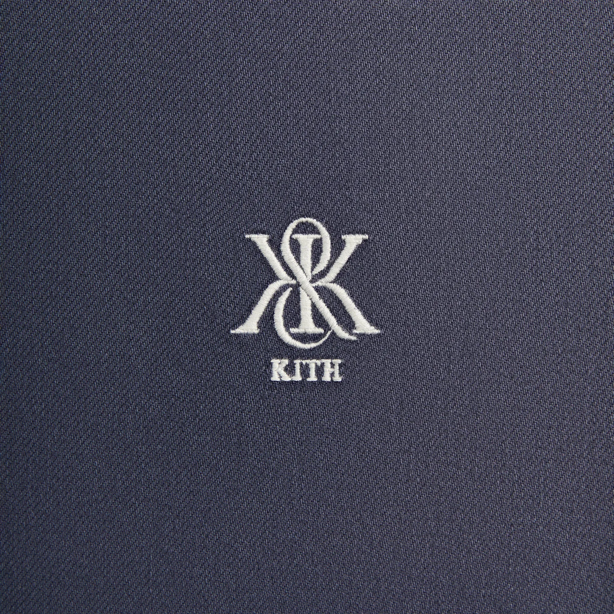 Kith Washed Denim Short Sleeve Glen Pullover - Nocturnal Summer Staple