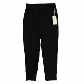 Slim Silhouette Of an Origin Girls Black Casual Pants