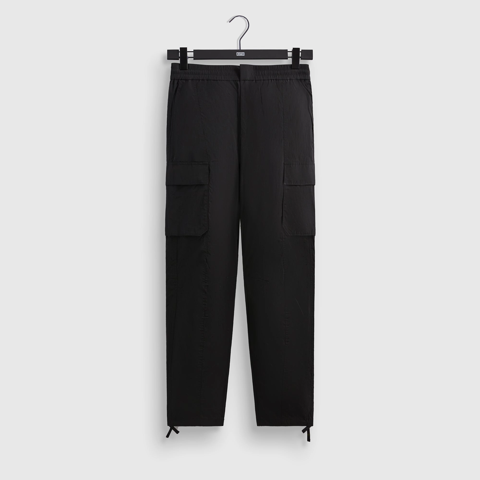 Kith Wrinkle Nylon Bristol Cargo Pant - Black RecycledPolyester