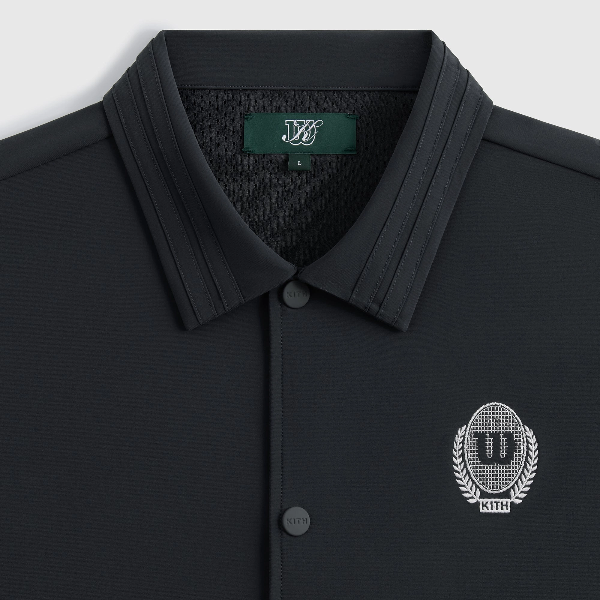 All Day Layering Kith for Wilson Coaches Jacket - Black