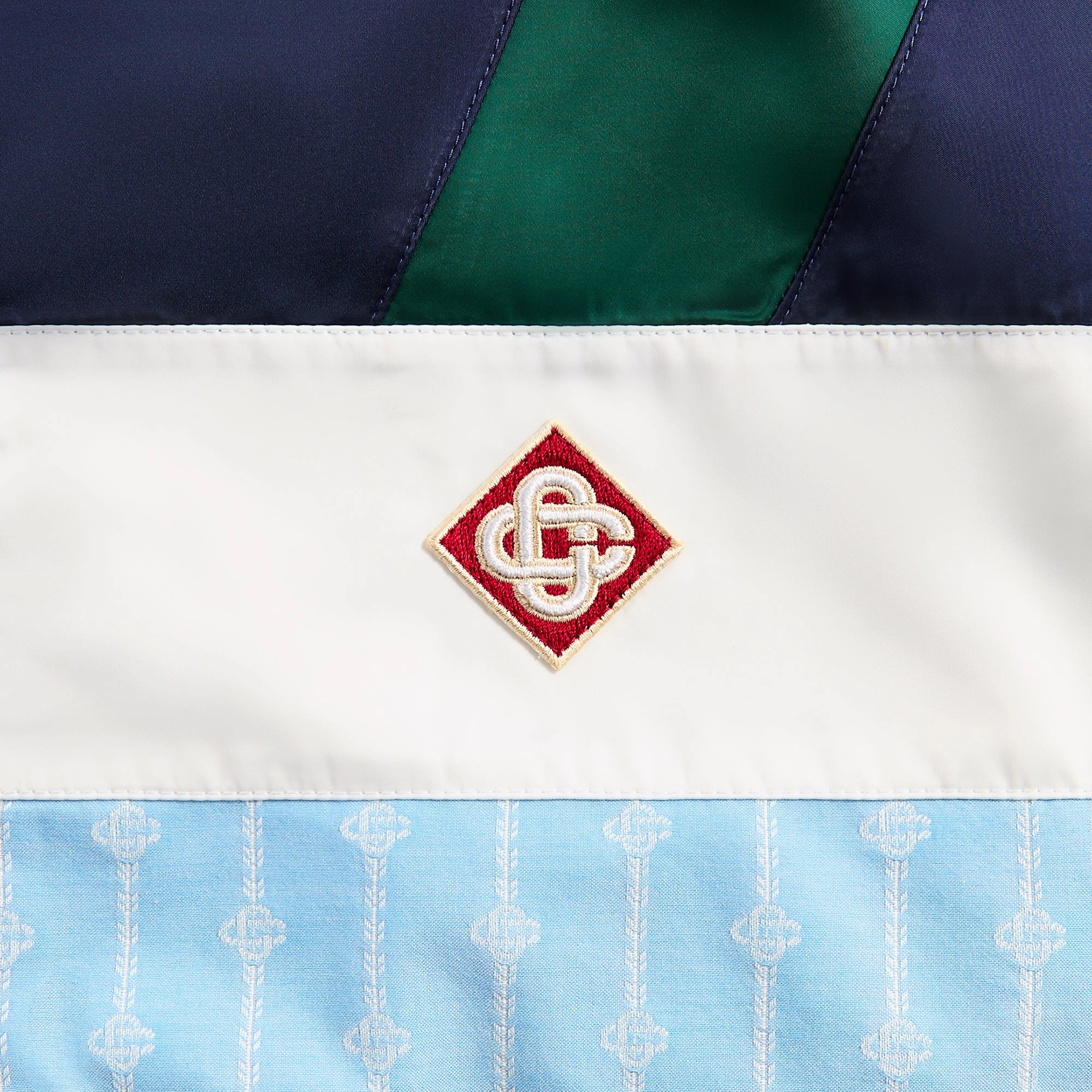 MoistureWickingInterior Casablanca Nylon Track Jacket - Blue