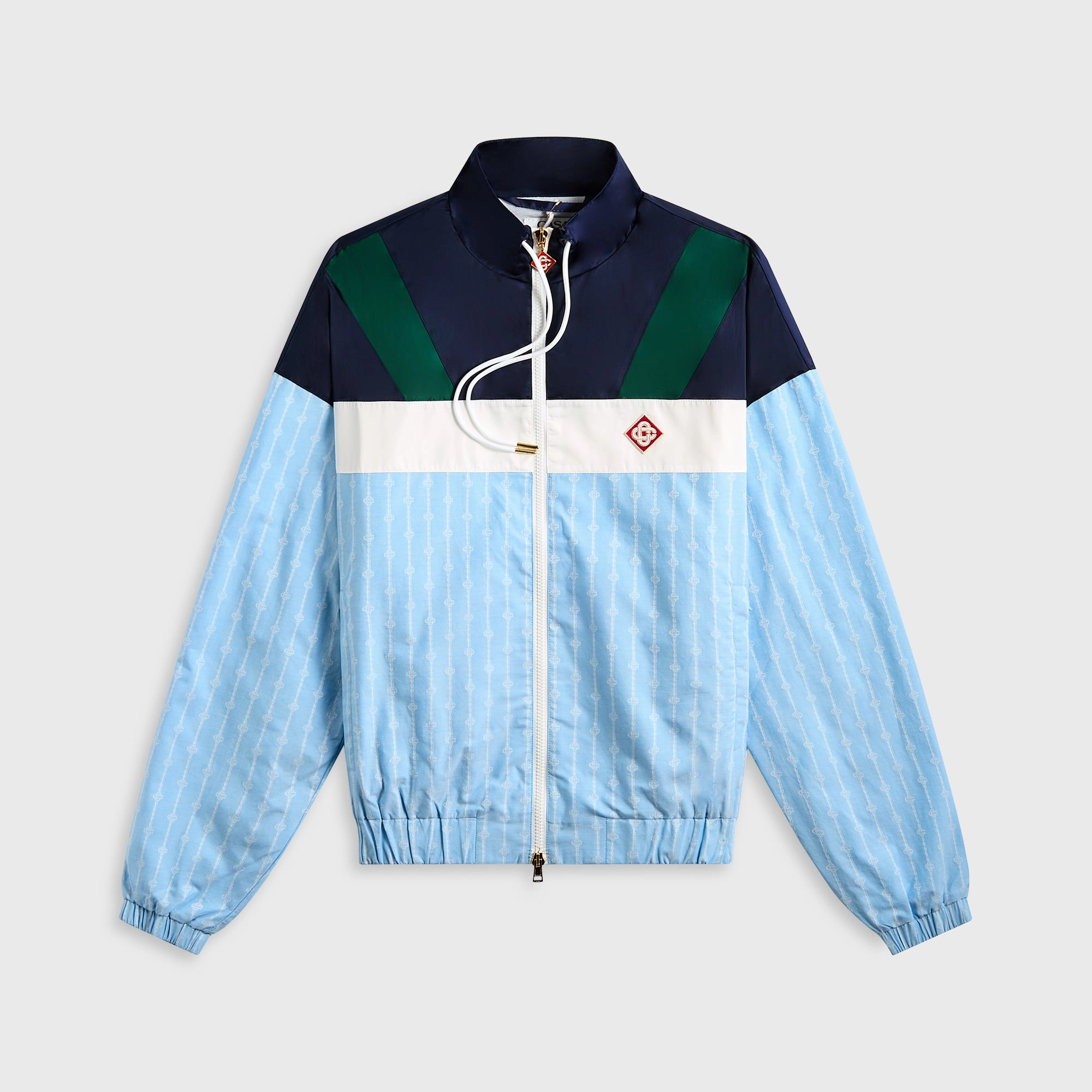 Casablanca Nylon Track Jacket - Blue Advanced Insulation