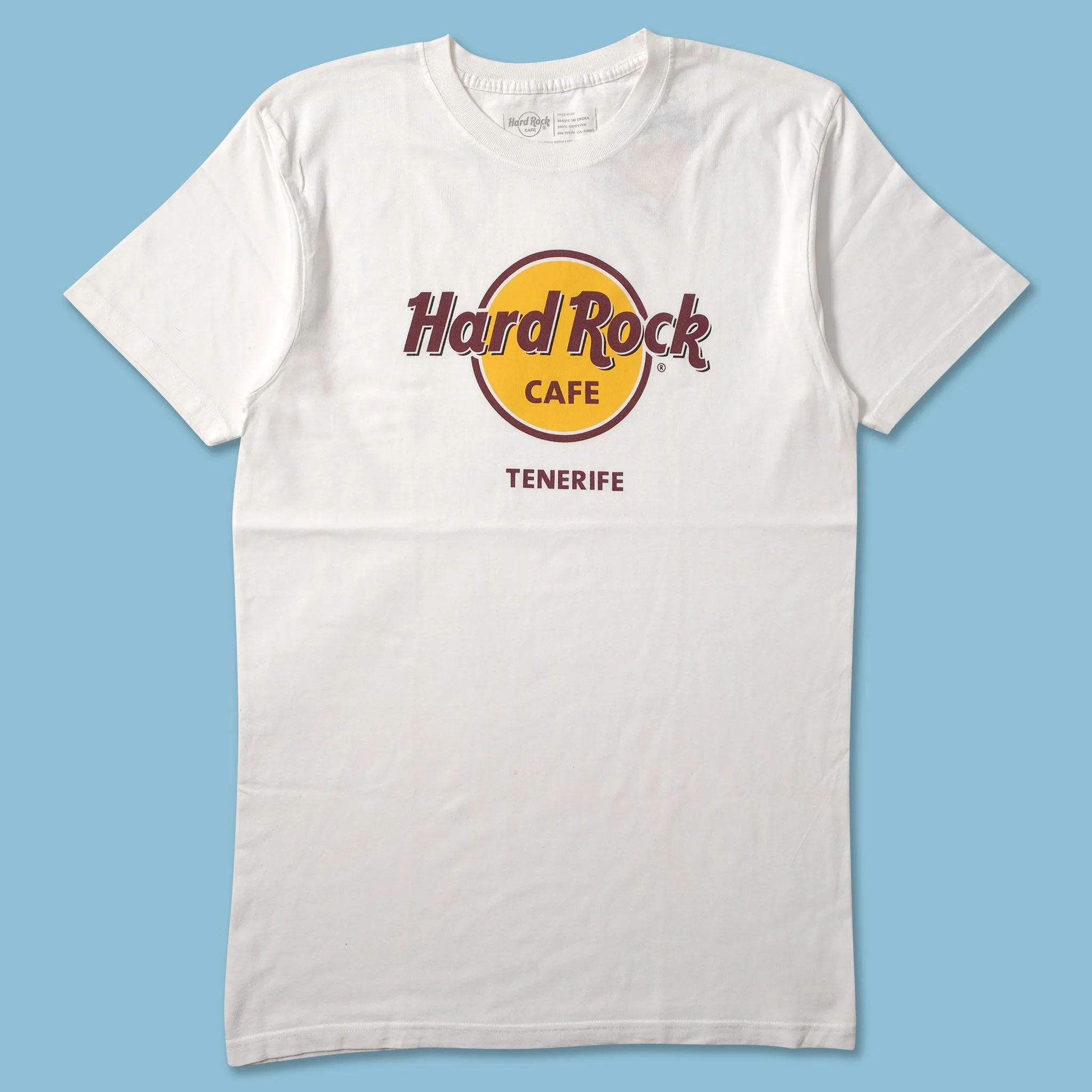 NonRestrictive Cut Smart Fit Hard Rock Cafe Tenerife T-Shirt Small