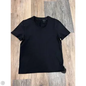 Top Short Sleeve By Everlane In Black, Size: M FourWay Stretch Fabric ThermalRegulationLayer