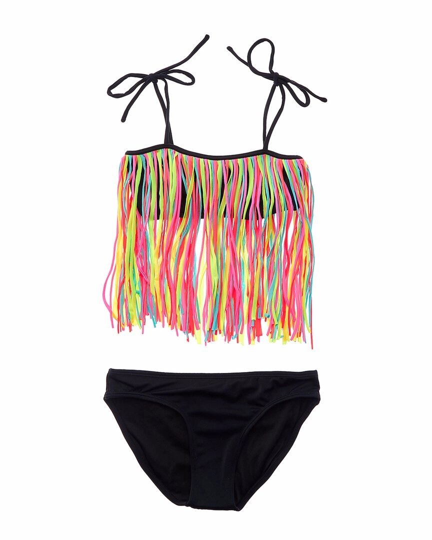 UV Protection Sun Protective UPF 50  Little Peixoto Fringy Bikini Set
