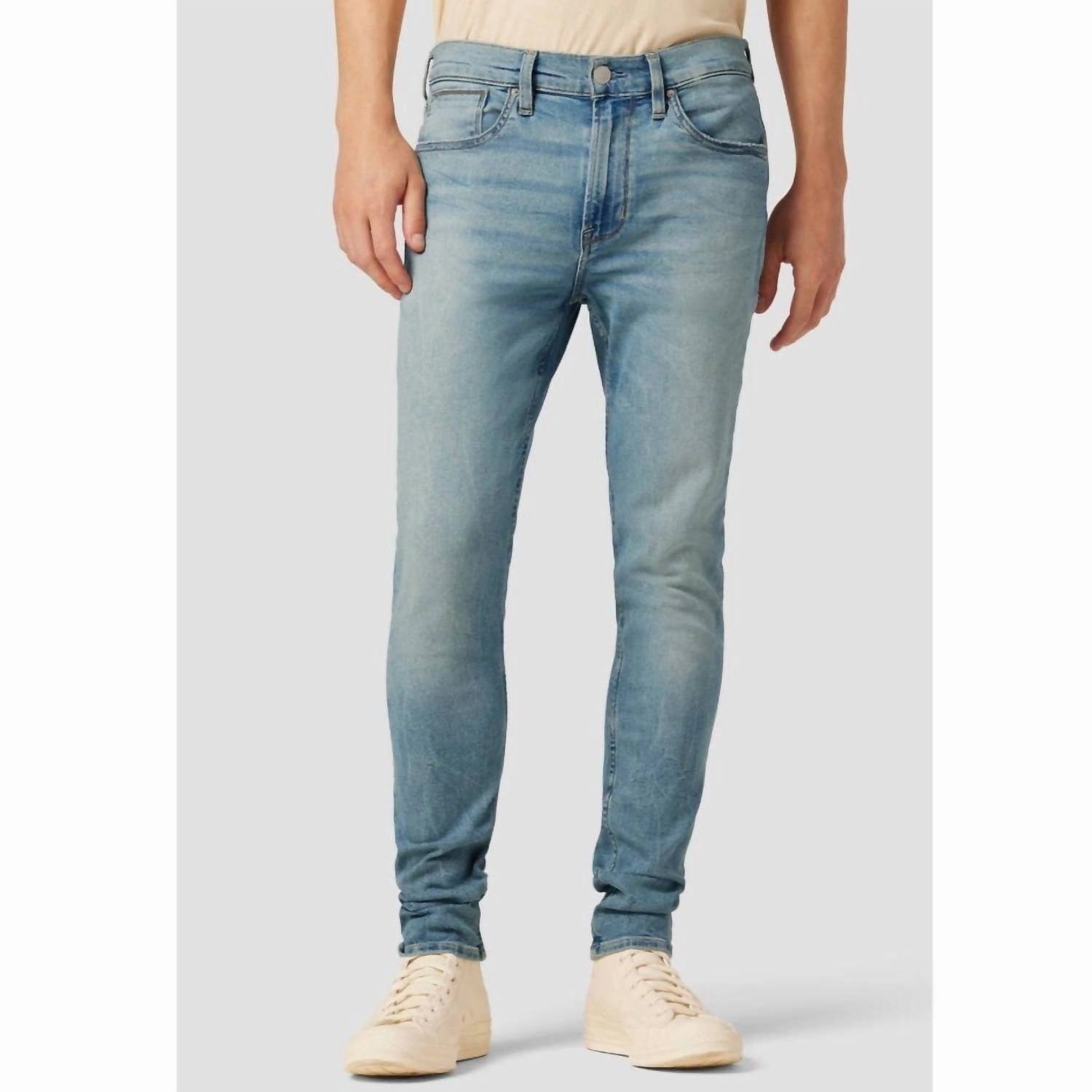 Earthy Rainy Day City Walk Zack Skinny Jeans In Newport